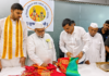 आषाढी महापूजेसाठी श्री विठ्ठल-रुक्मिणीला भरजरी काशी रेशमी पोशाख; येवला पैठणीत माता रुक्मिणीचा शृंगार आषाढी महापूजेसाठी श्री विठ्ठल-रुक्मिणीला भरजरी काशी रेशमी पोशाख